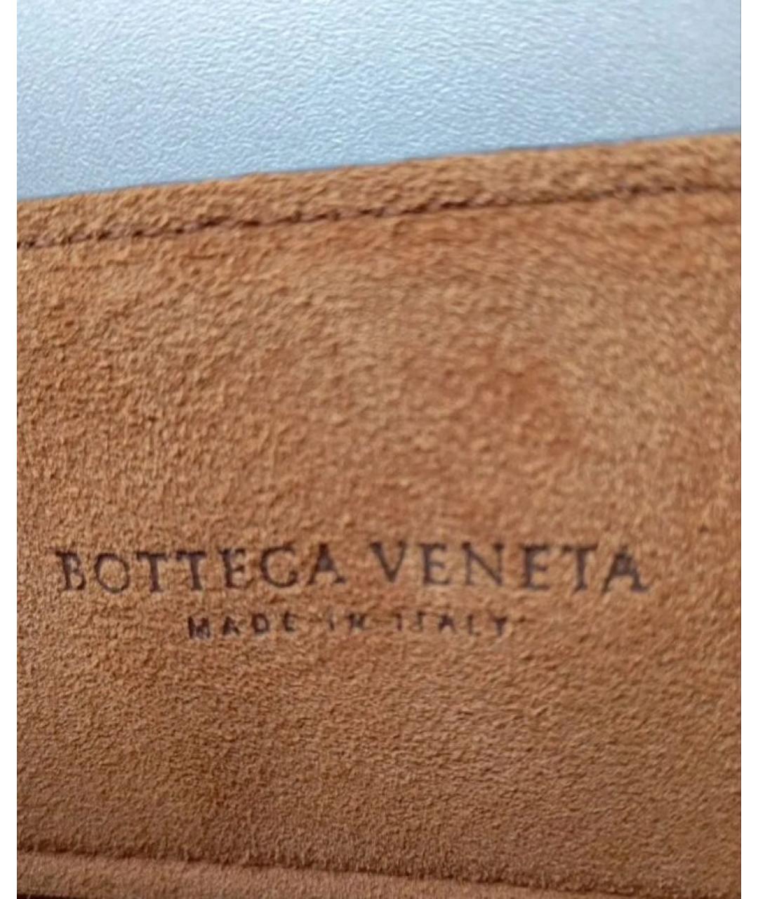 BOTTEGA VENETA Черная кожаная сумка с короткими ручками, фото 8
