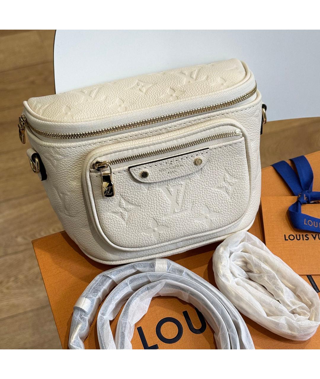 LOUIS VUITTON Кожаная сумка через плечо, фото 5