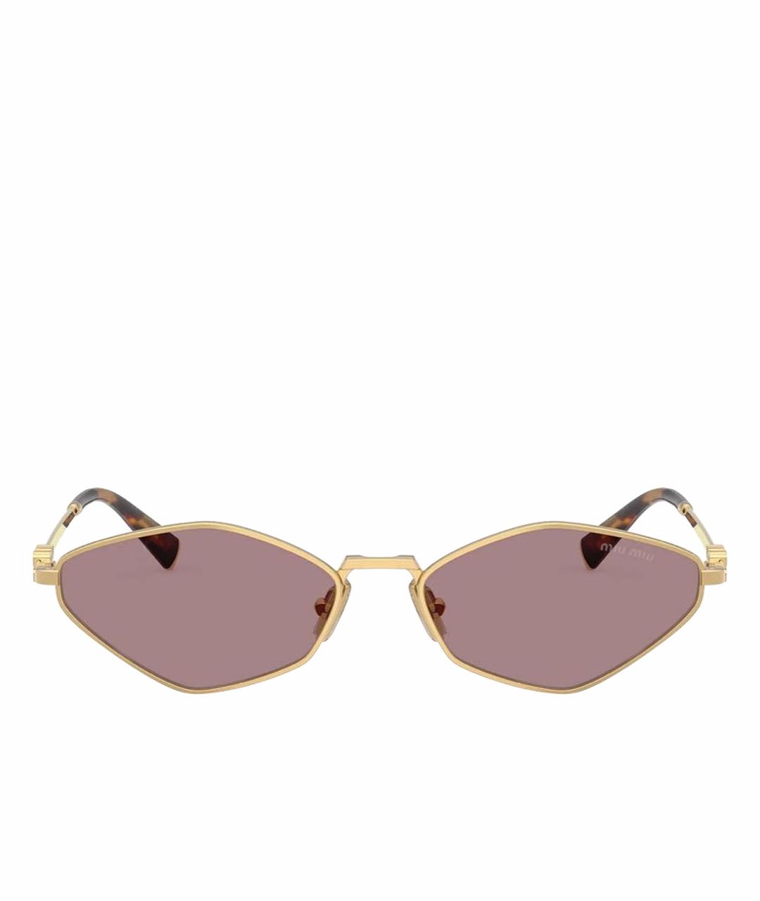 MIU MIU Металлические солнцезащитные очки, фото 1