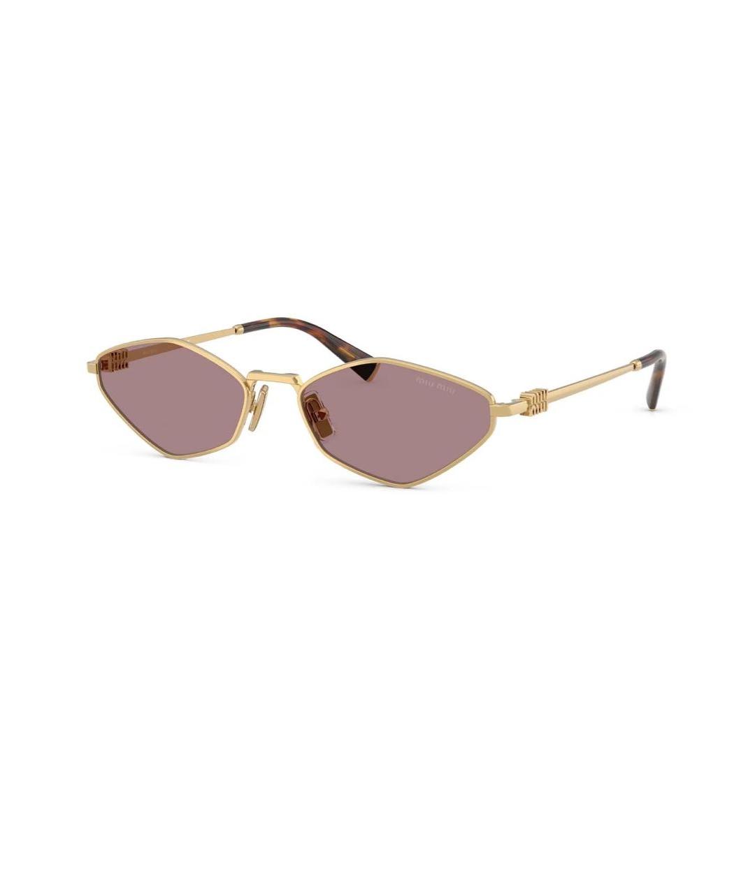 MIU MIU Металлические солнцезащитные очки, фото 2