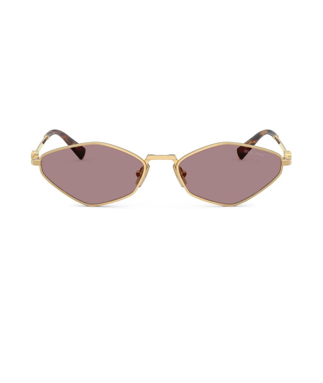 MIU MIU Металлические солнцезащитные очки, фото 6