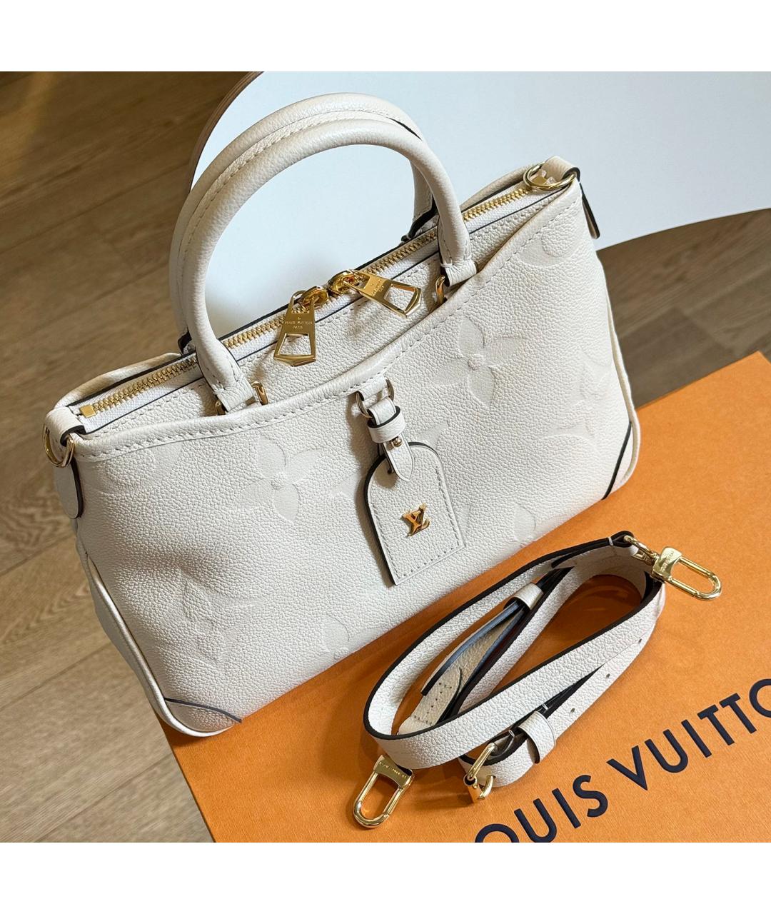 LOUIS VUITTON Кожаная сумка с короткими ручками, фото 2