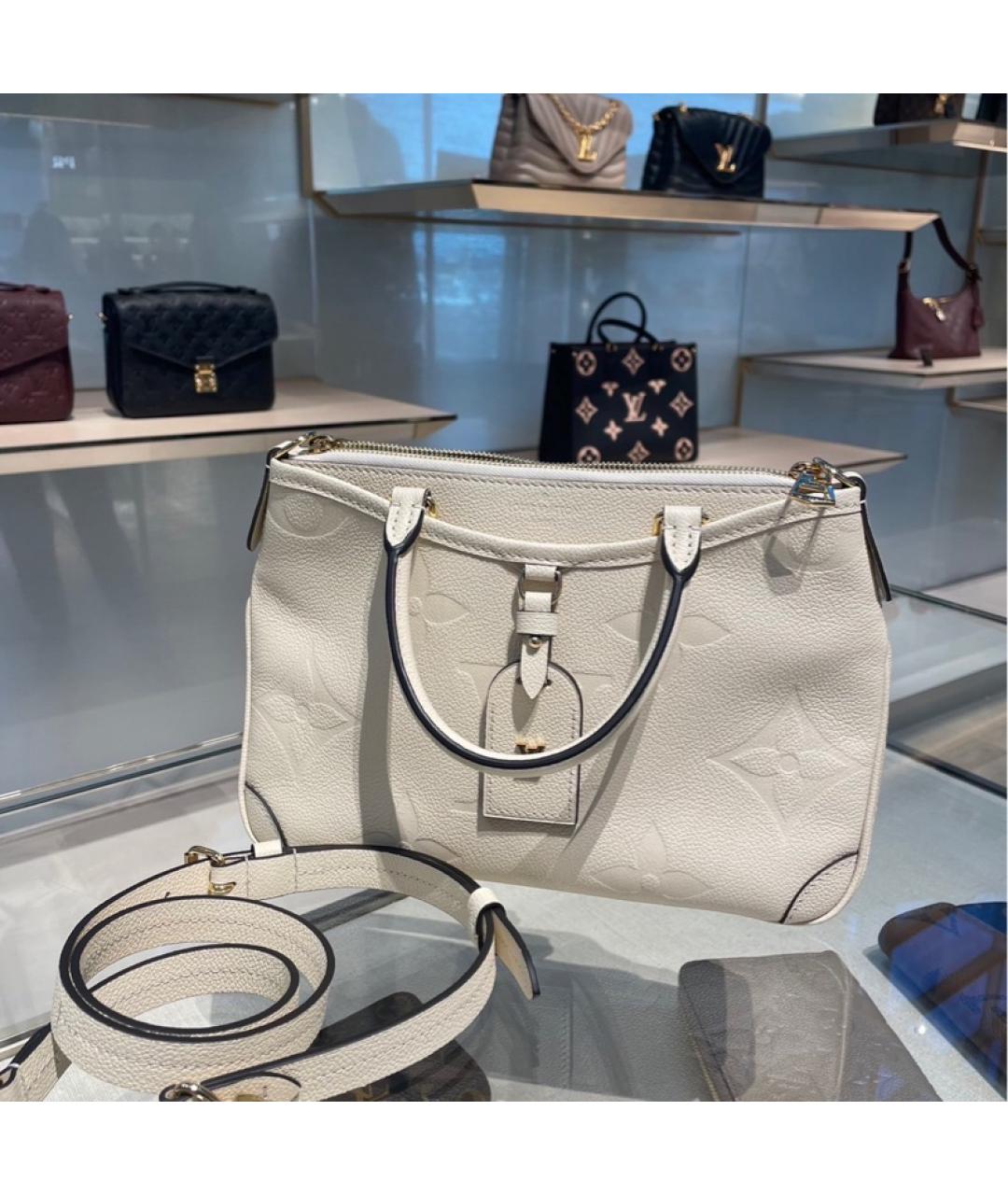 LOUIS VUITTON Кожаная сумка с короткими ручками, фото 5