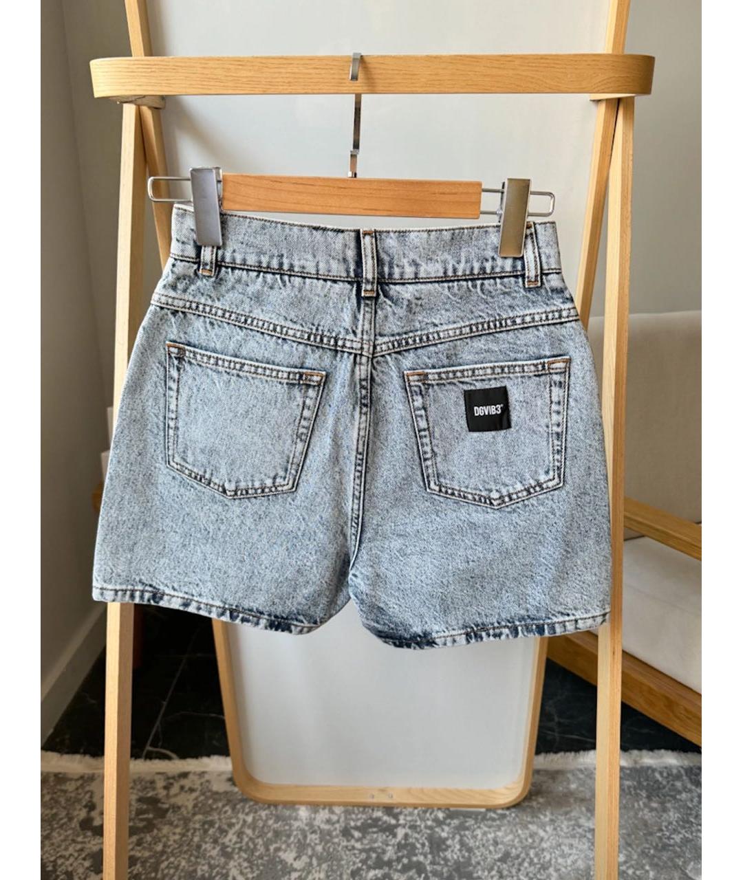 DOLCE&GABBANA Голубые деним шорты, фото 2