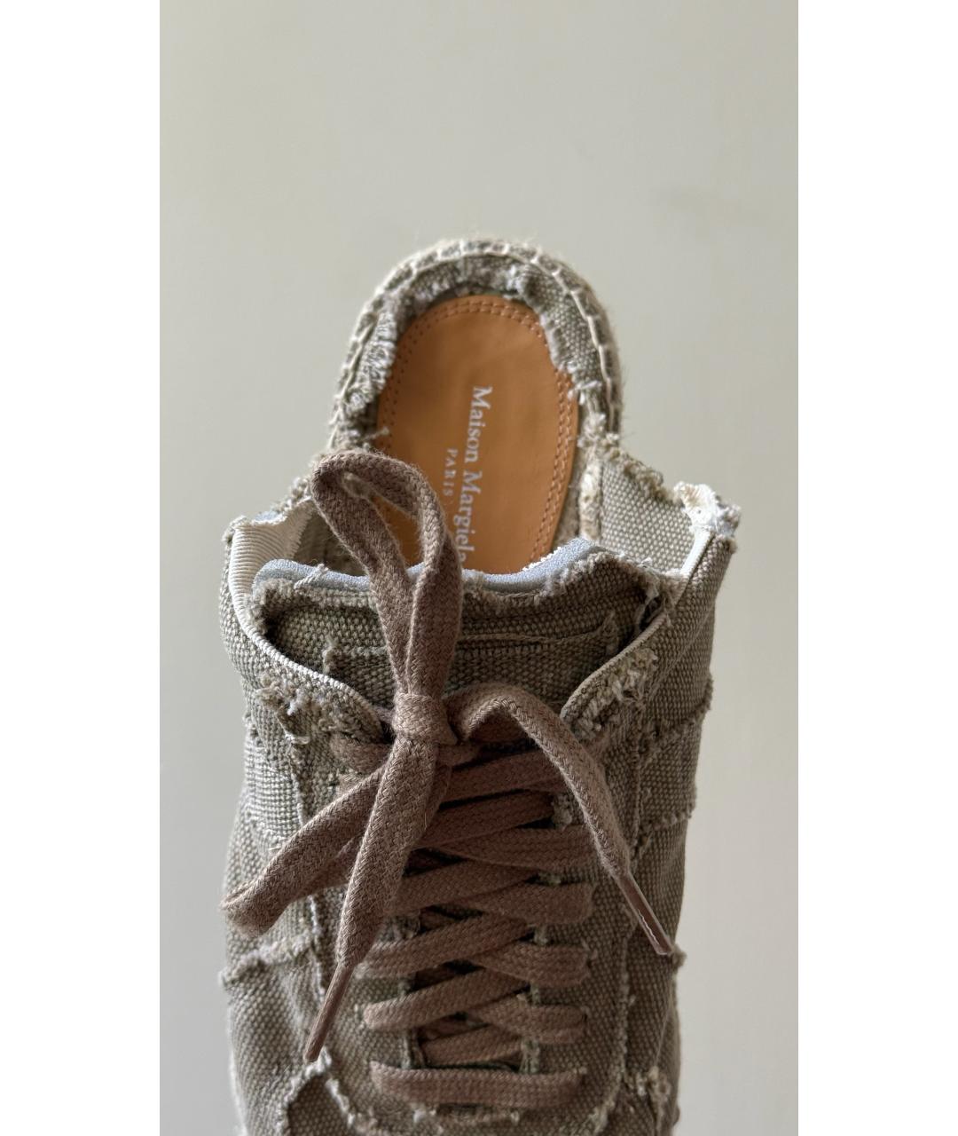 MAISON MARGIELA Бежевые сабо, фото 5
