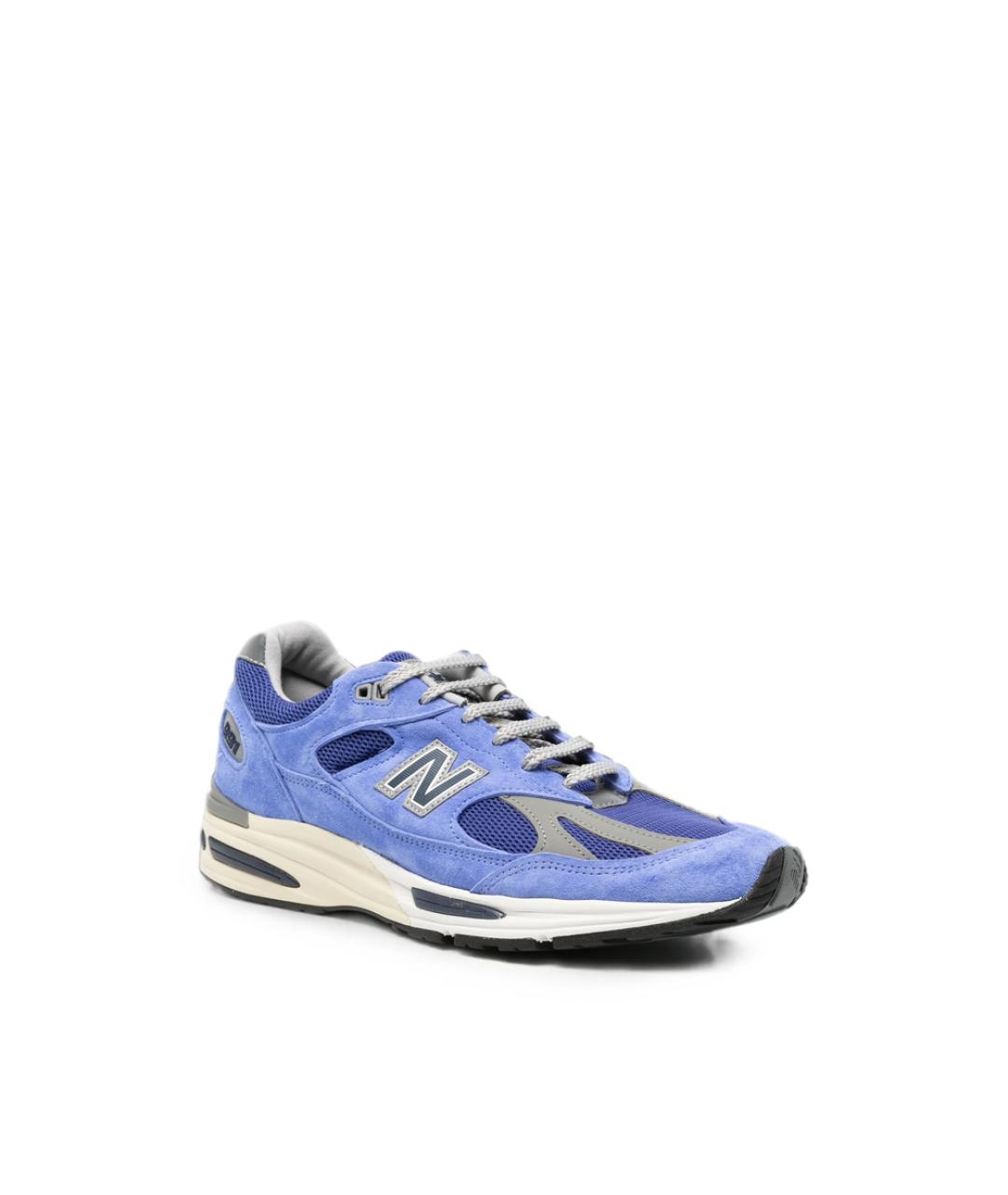 NEW BALANCE Синие замшевые низкие кроссовки / кеды, фото 4