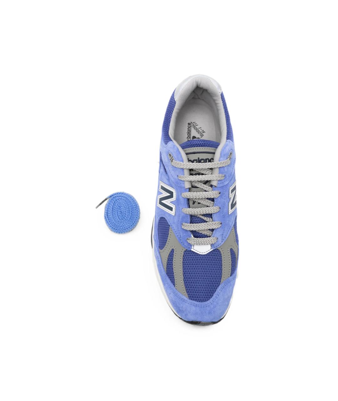 NEW BALANCE Синие замшевые низкие кроссовки / кеды, фото 3