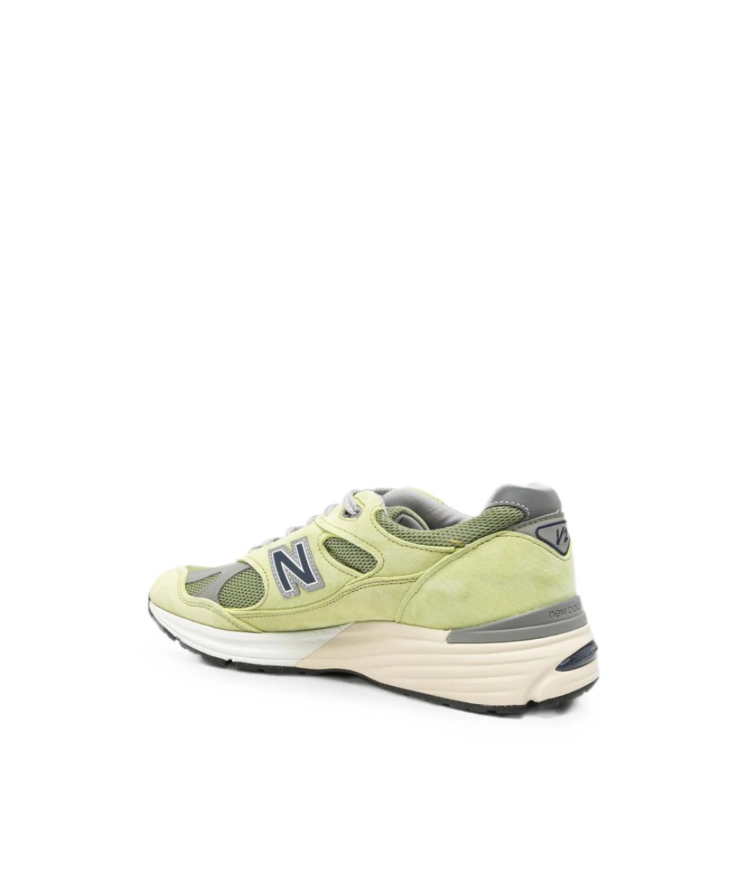 NEW BALANCE Желтые замшевые низкие кроссовки / кеды, фото 4
