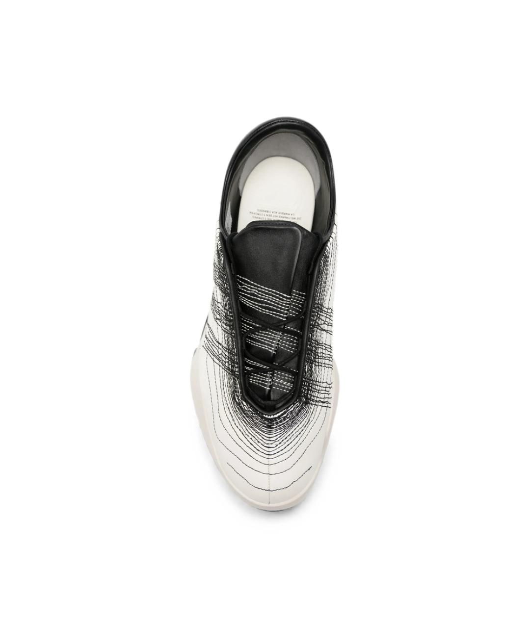 Y-3 Белые низкие кроссовки / кеды, фото 4