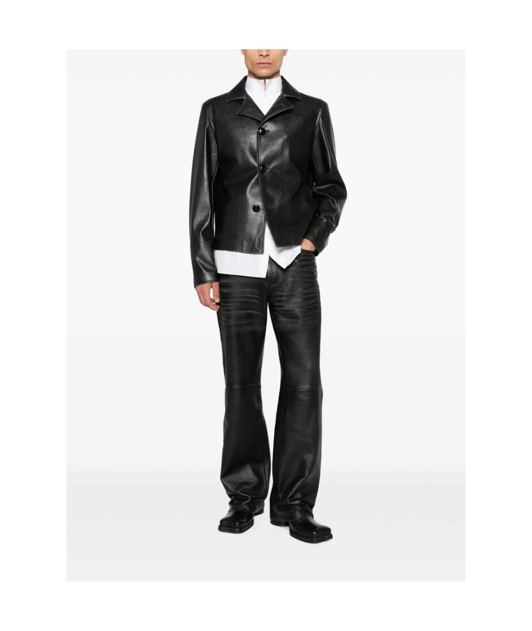 MM6 MAISON MARGIELA Черная полиэстеровая куртка, фото 3
