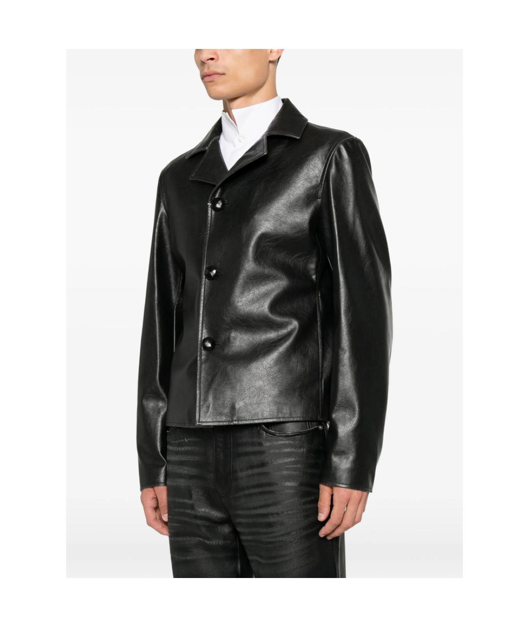 MM6 MAISON MARGIELA Черная полиэстеровая куртка, фото 2