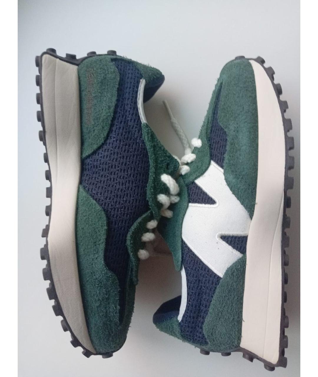 NEW BALANCE Зеленые текстильные кроссовки, фото 9