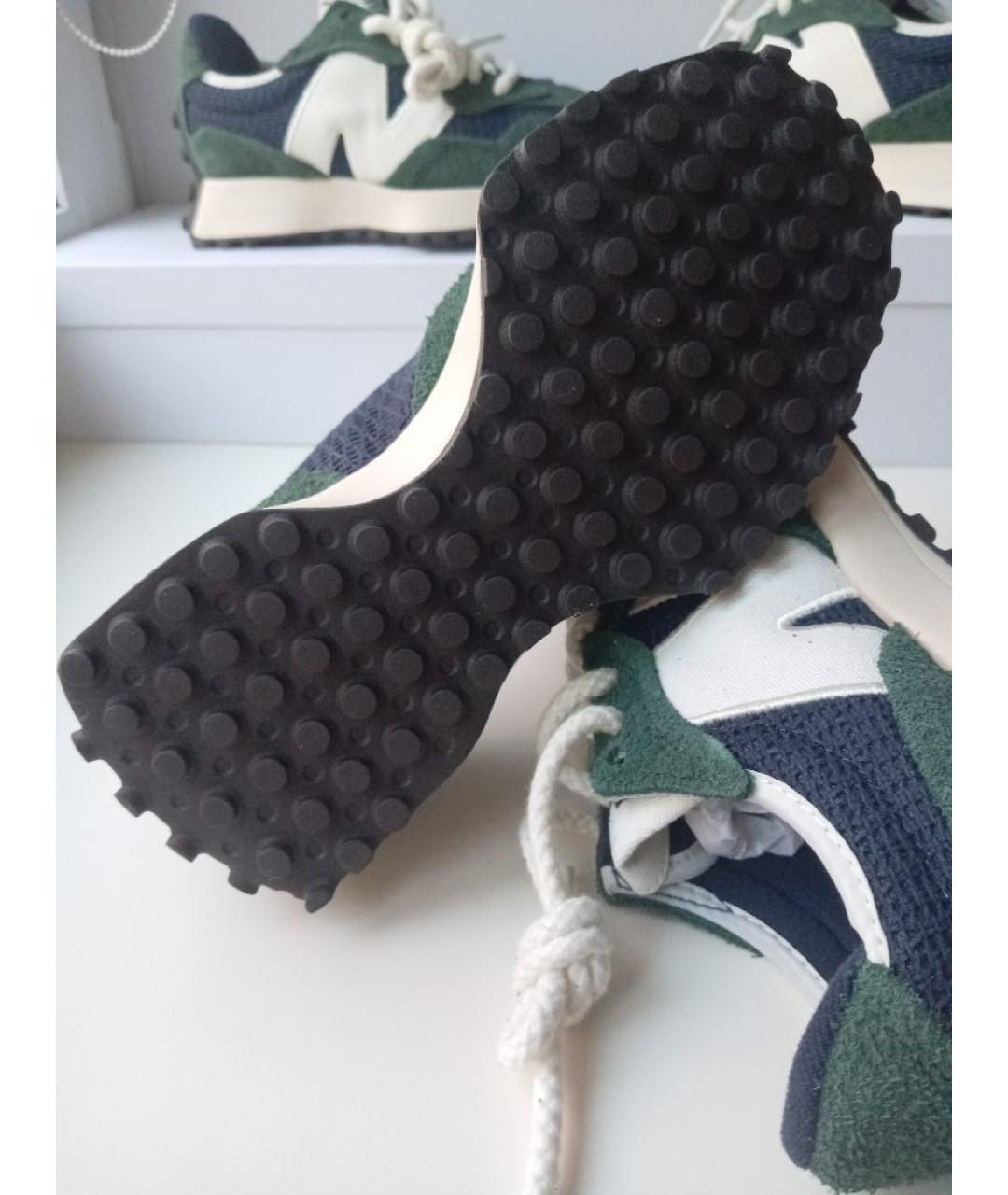 NEW BALANCE Зеленые текстильные кроссовки, фото 8