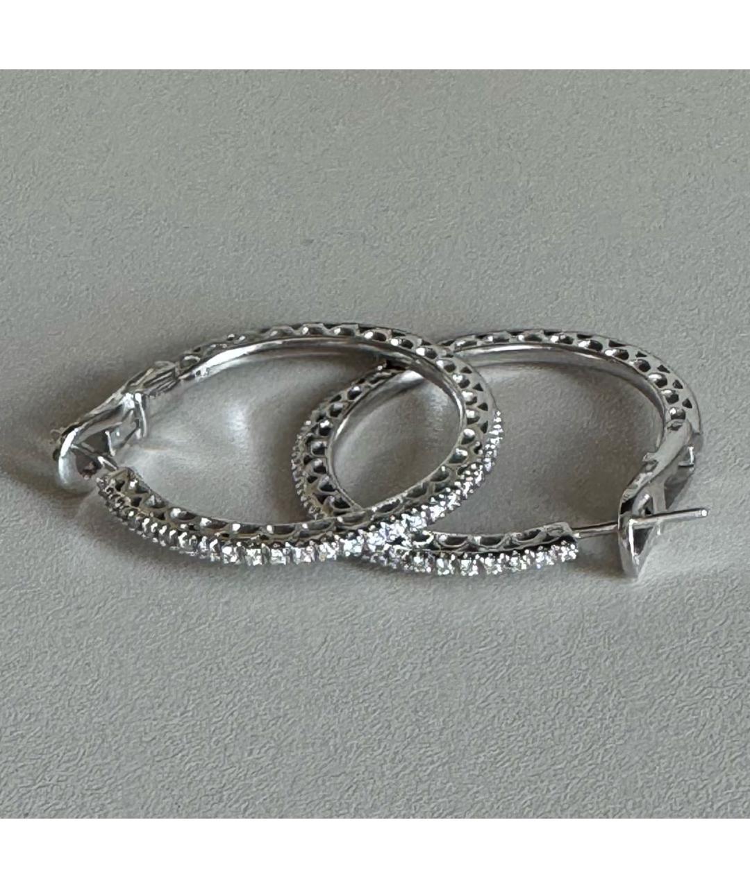 DAMIANI Белые серьги из белого золота, фото 3