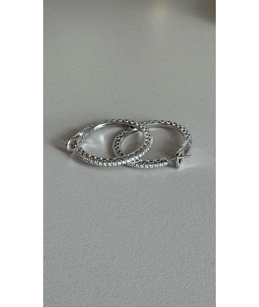 DAMIANI Белые серьги из белого золота, фото 2