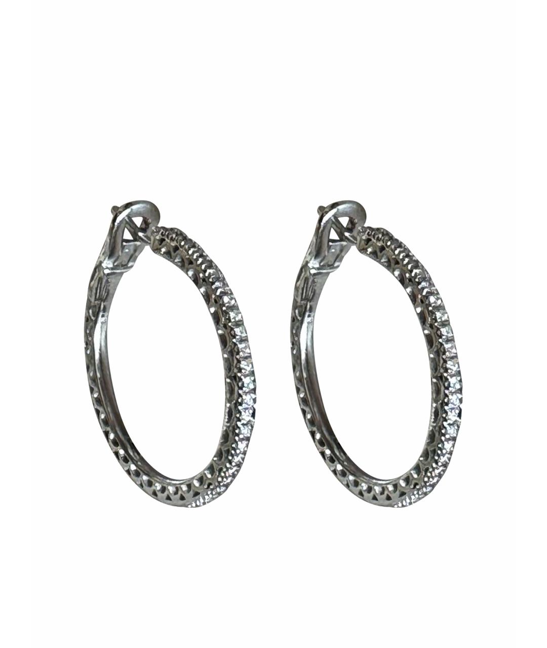 DAMIANI Белые серьги из белого золота, фото 1