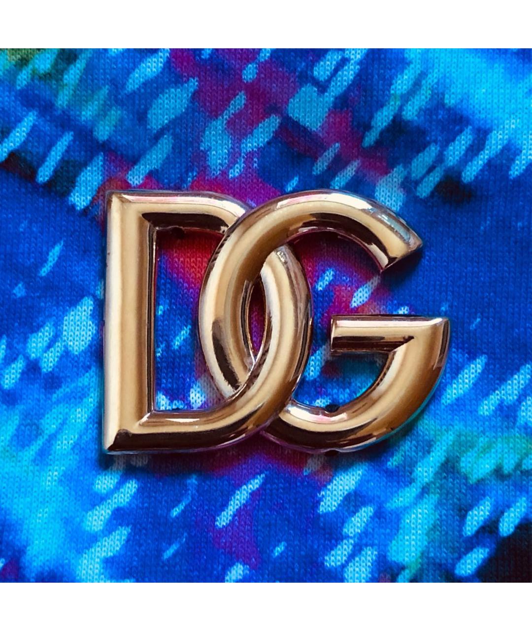 DOLCE&GABBANA Мульти хлопковая футболка, фото 5
