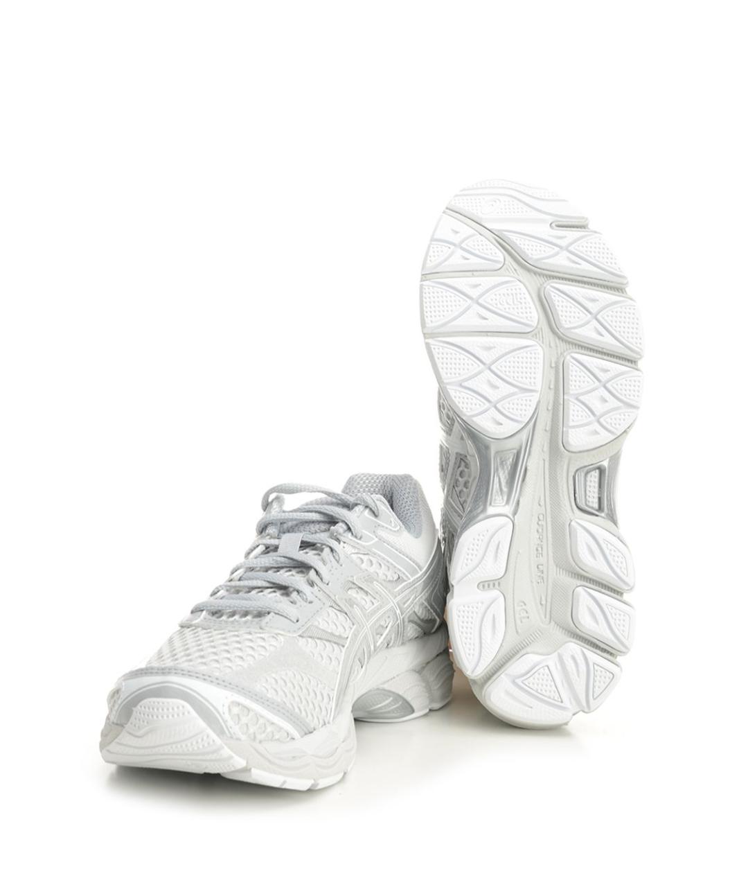 ASICS Белые текстильные кроссовки, фото 5