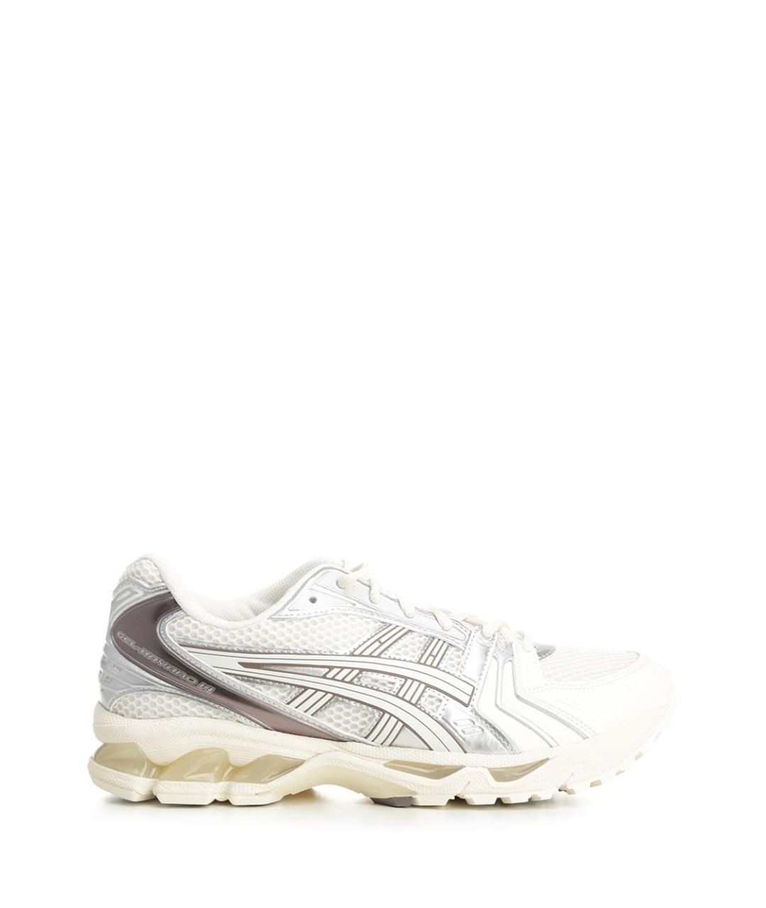 ASICS Бежевые кожаные кроссовки, фото 1