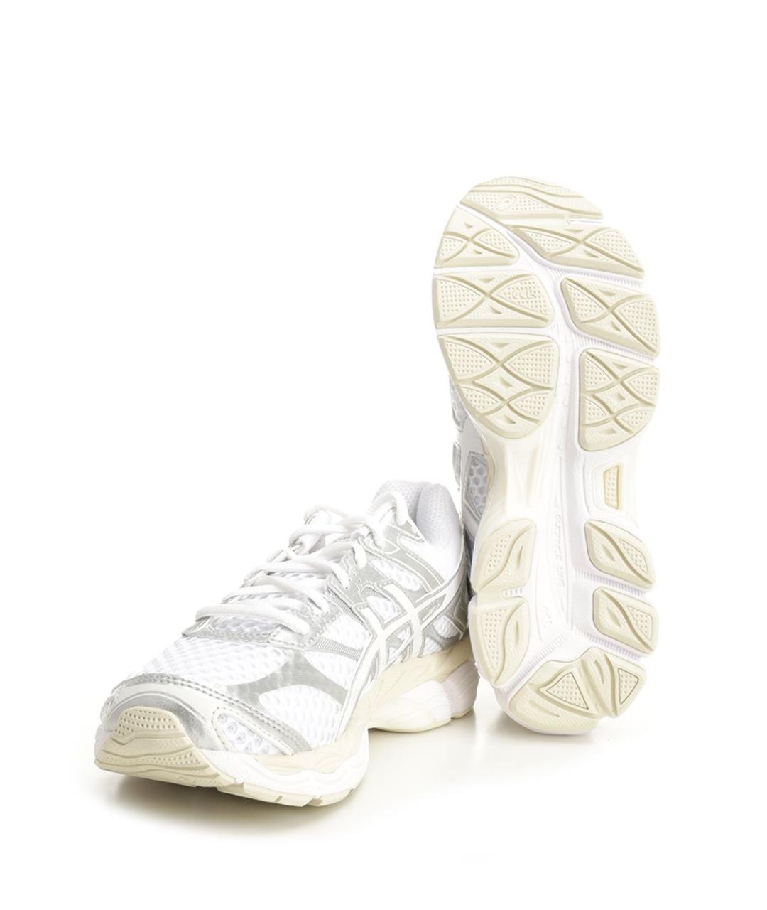 ASICS Белые кожаные кроссовки, фото 5