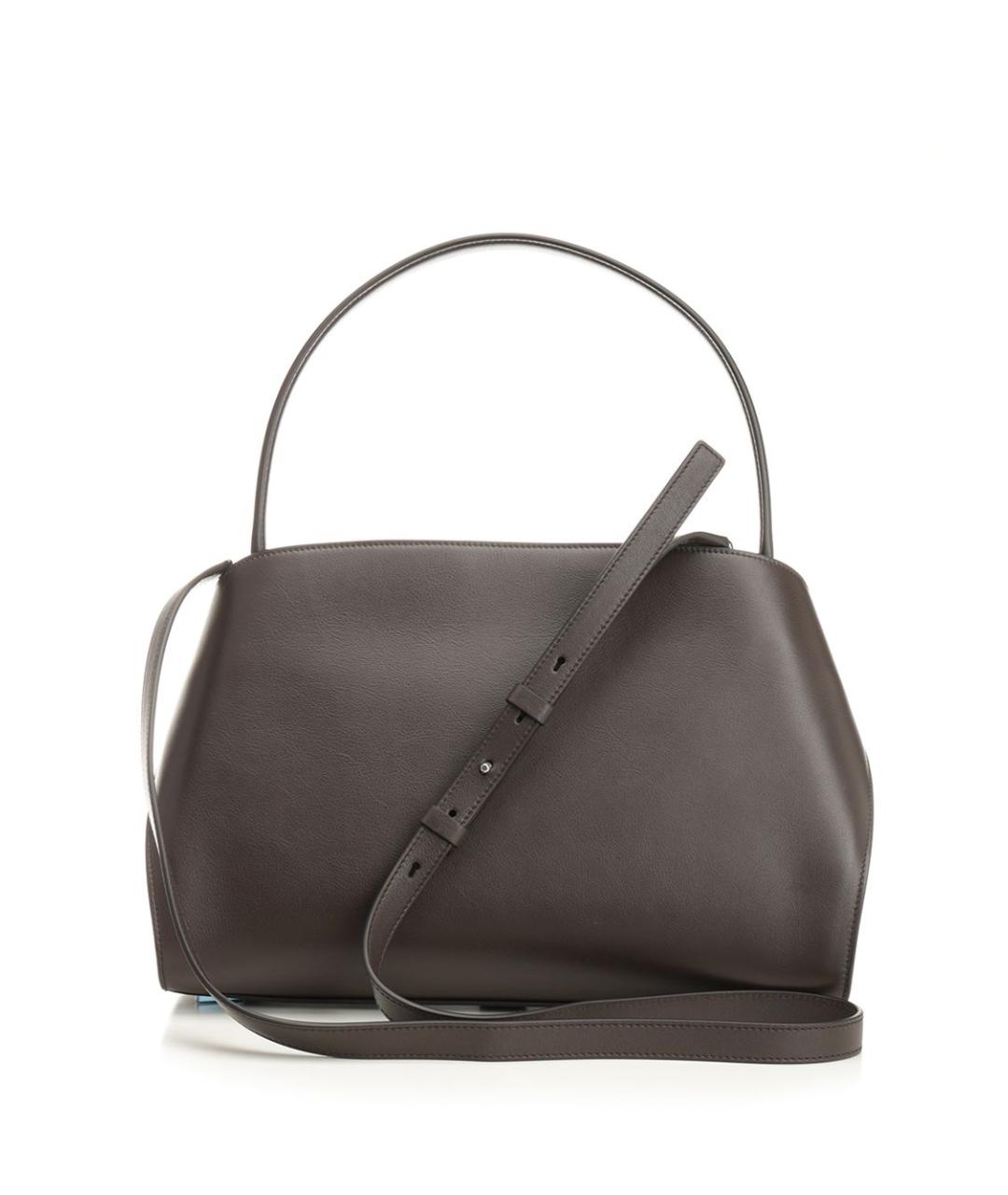 FERRAGAMO Коричневая кожаная сумка через плечо, фото 3