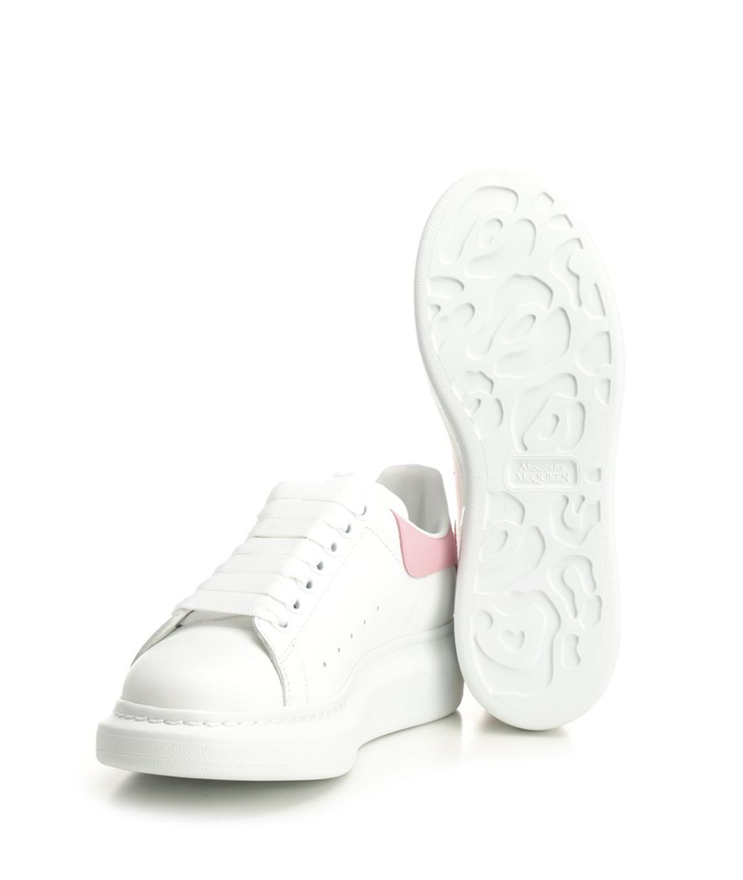 ALEXANDER MCQUEEN Белые кожаные кеды, фото 5