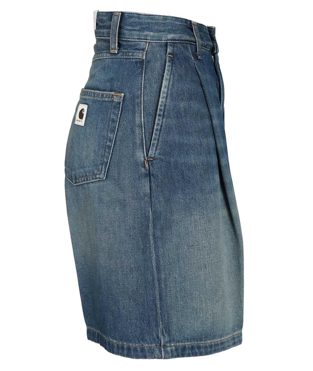 CARHARTT WIP Синие хлопковые шорты, фото 3