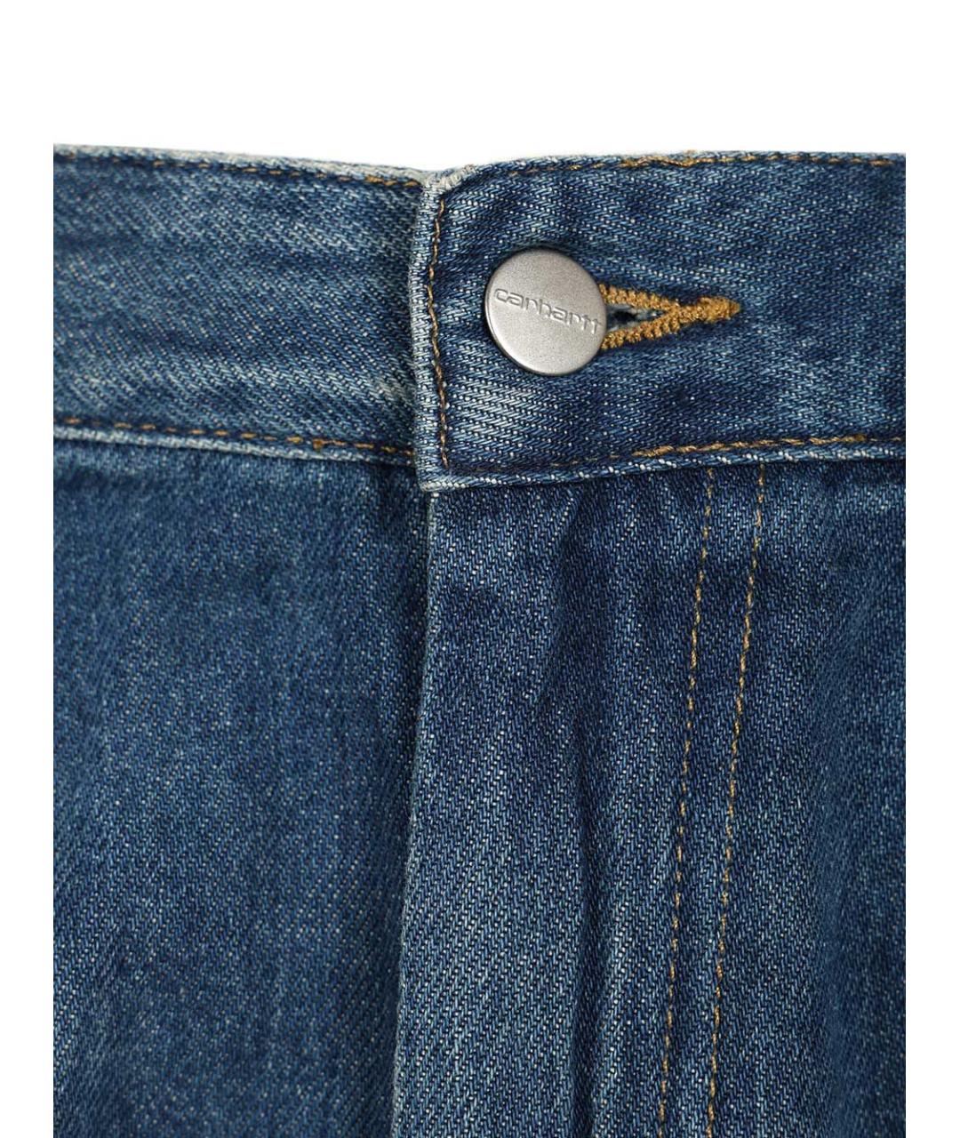 CARHARTT WIP Синие хлопковые шорты, фото 4
