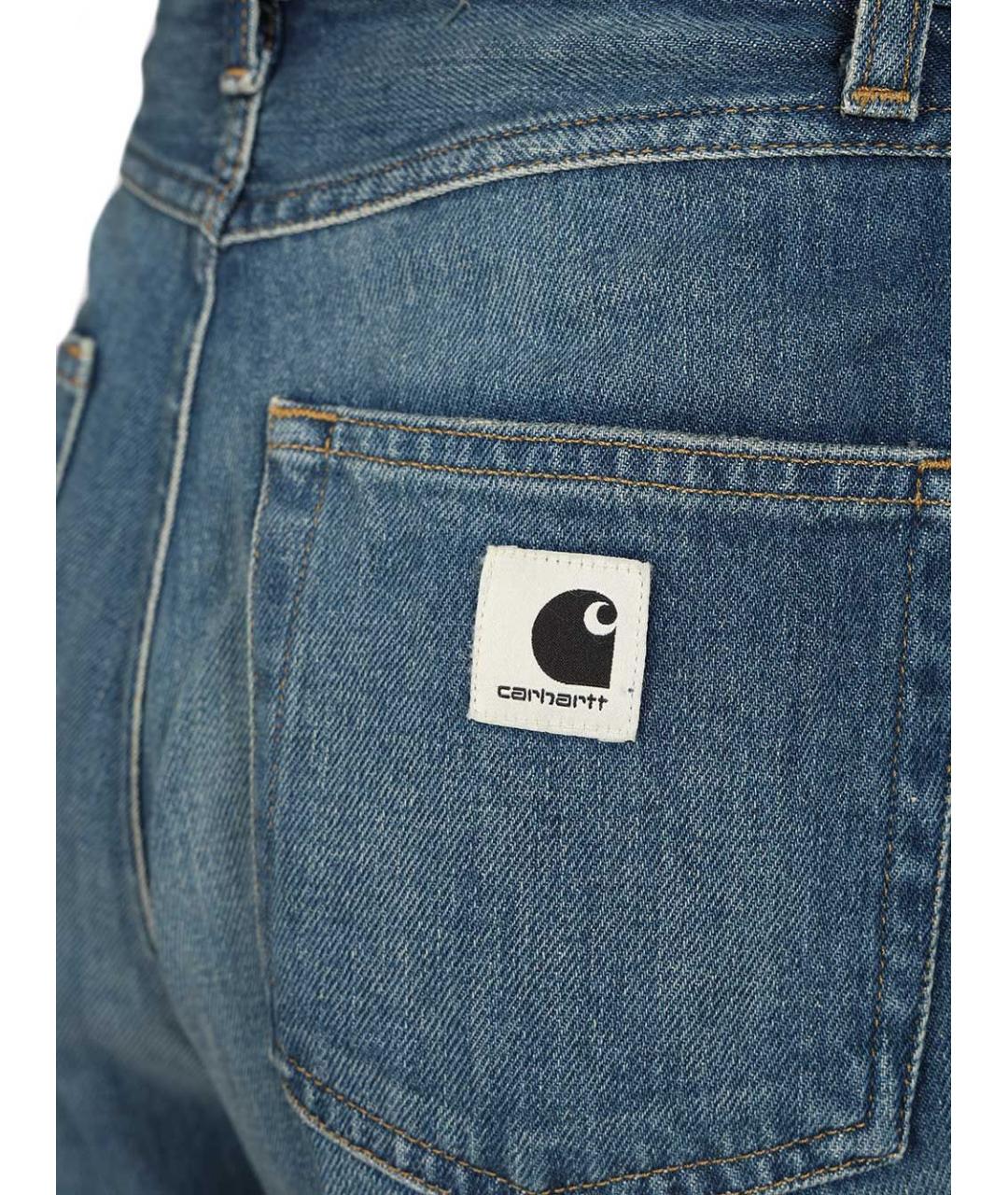 CARHARTT WIP Синие хлопковые шорты, фото 5