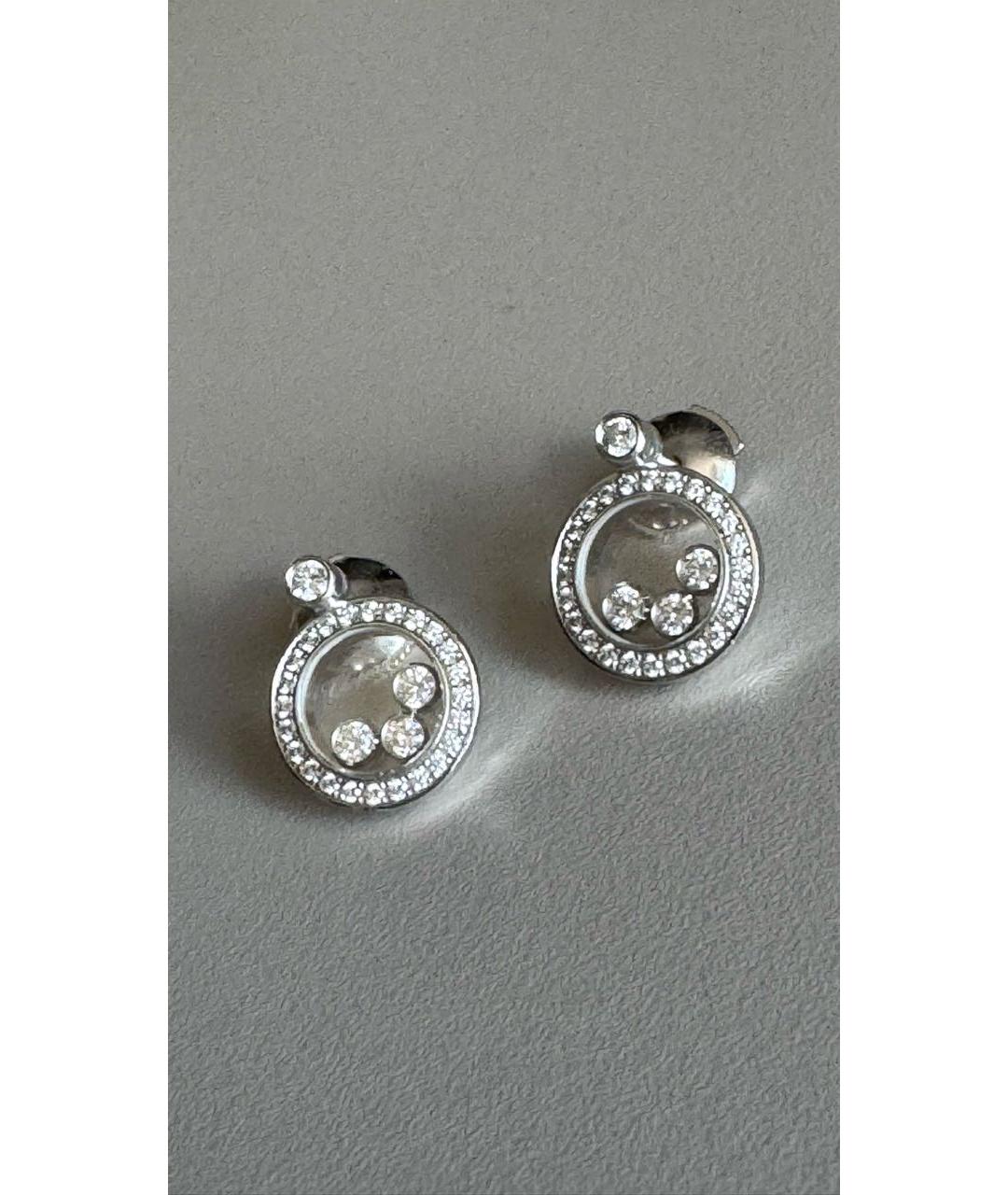 CHOPARD Белые серьги из белого золота, фото 4