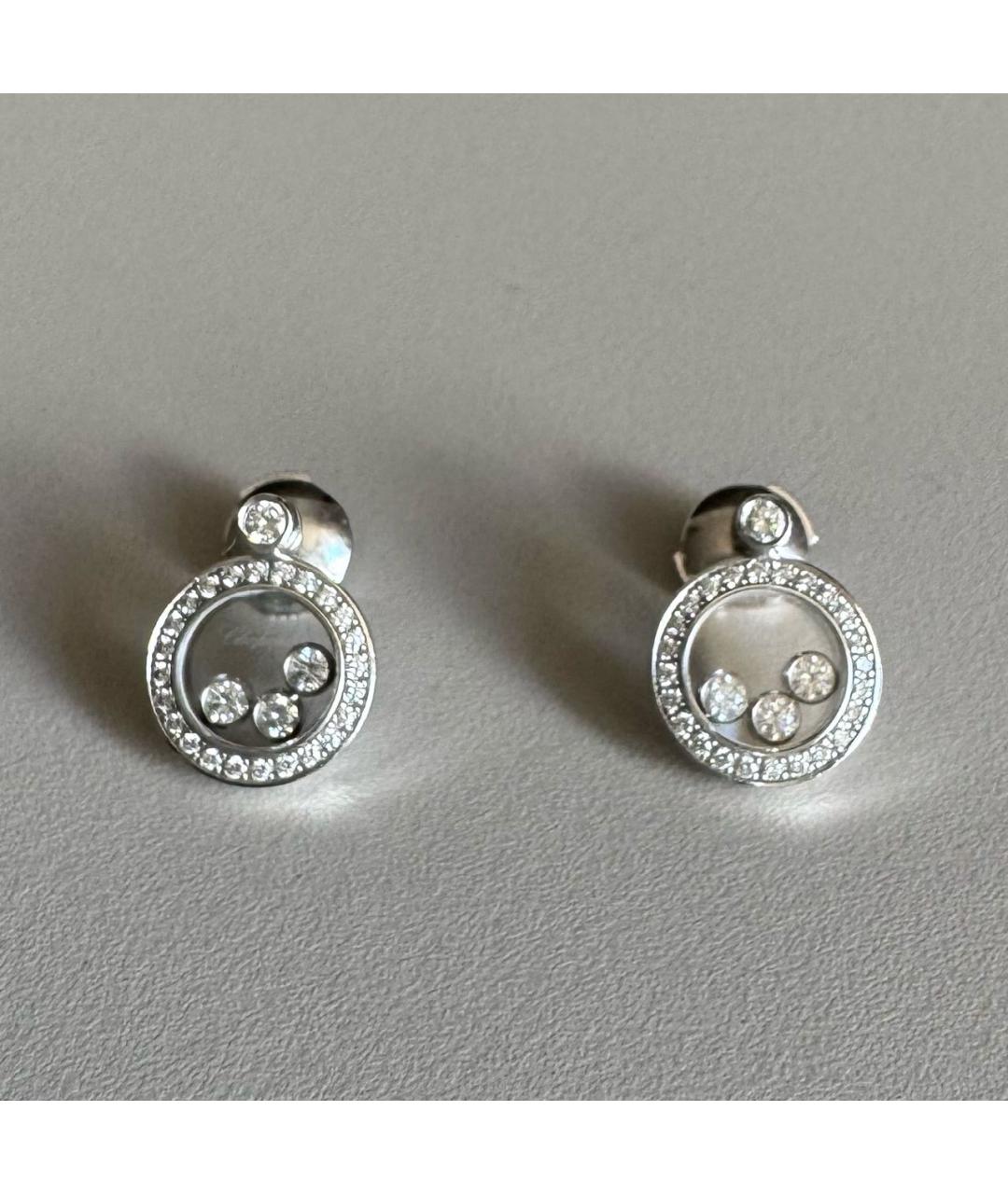 CHOPARD Белые серьги из белого золота, фото 2