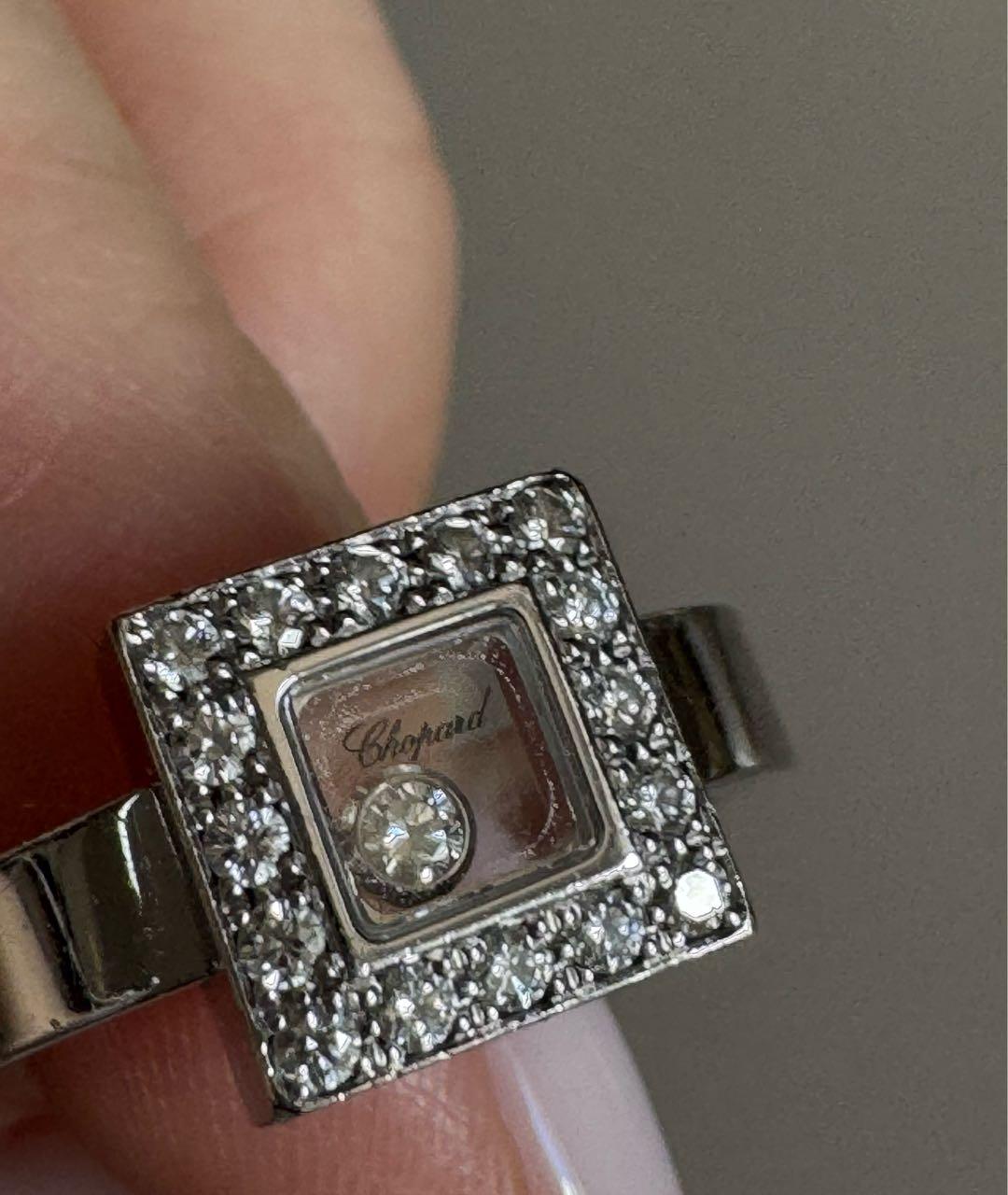 CHOPARD Белое кольцо из белого золота, фото 2