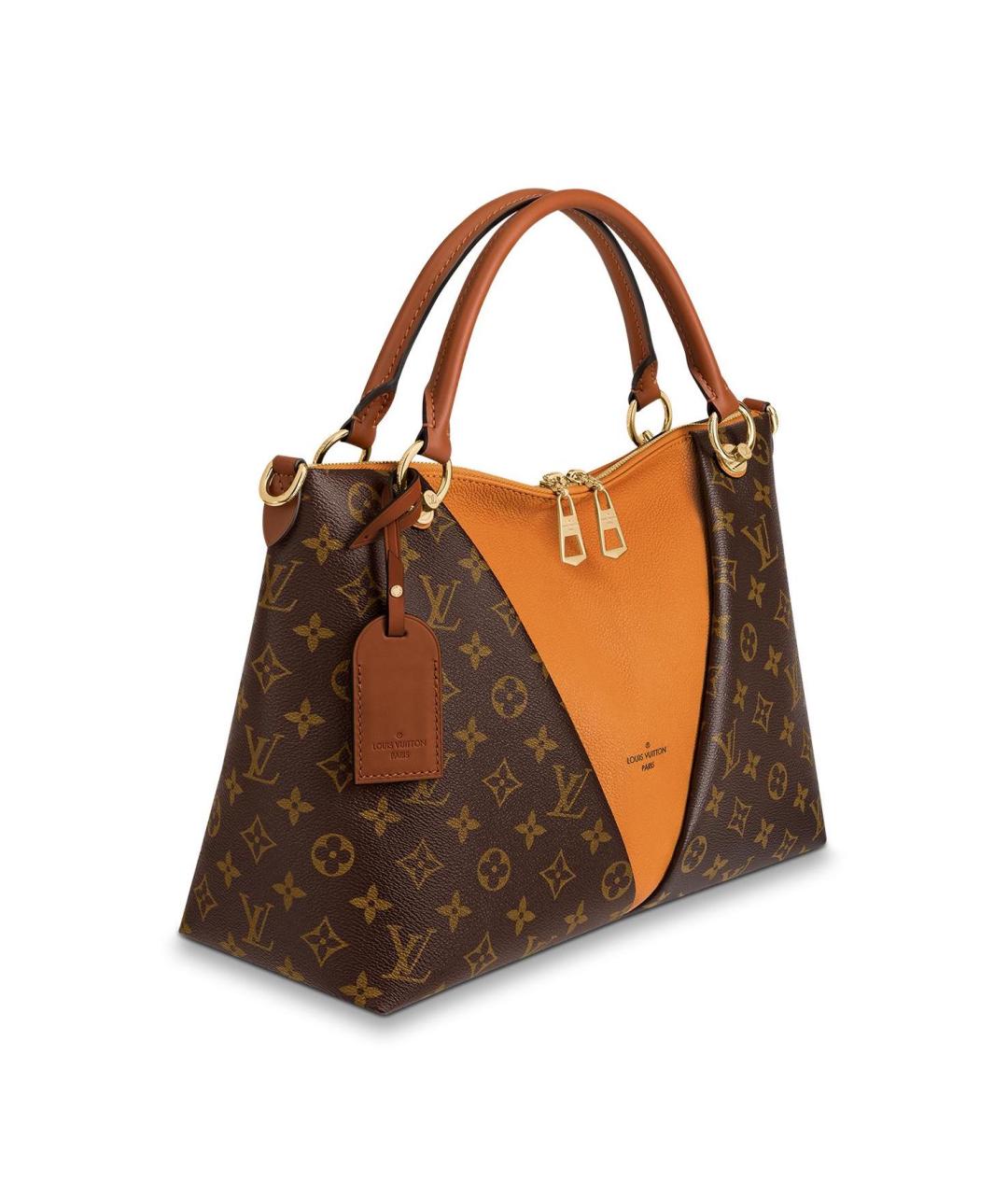 LOUIS VUITTON Коричневая сумка с короткими ручками, фото 2