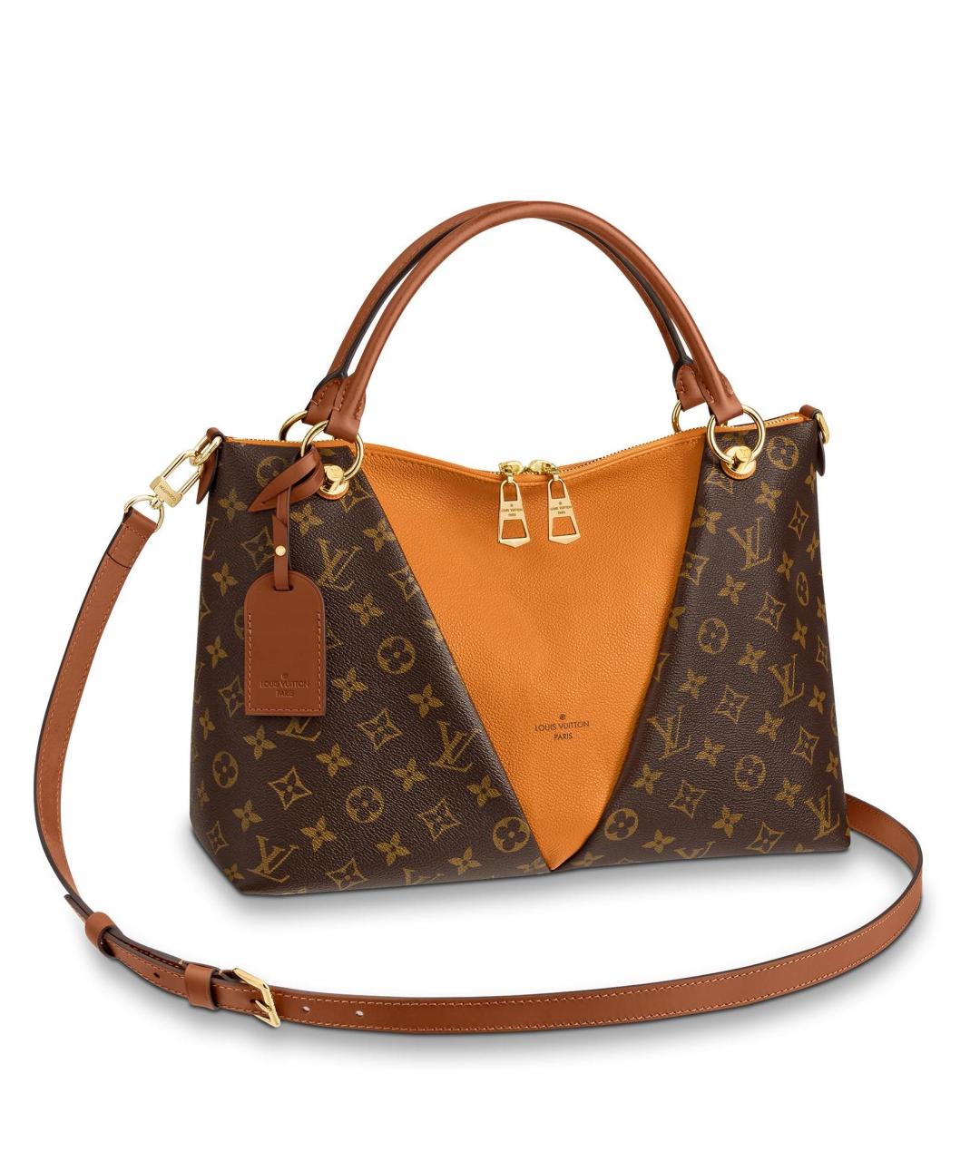 LOUIS VUITTON Коричневая сумка с короткими ручками, фото 9