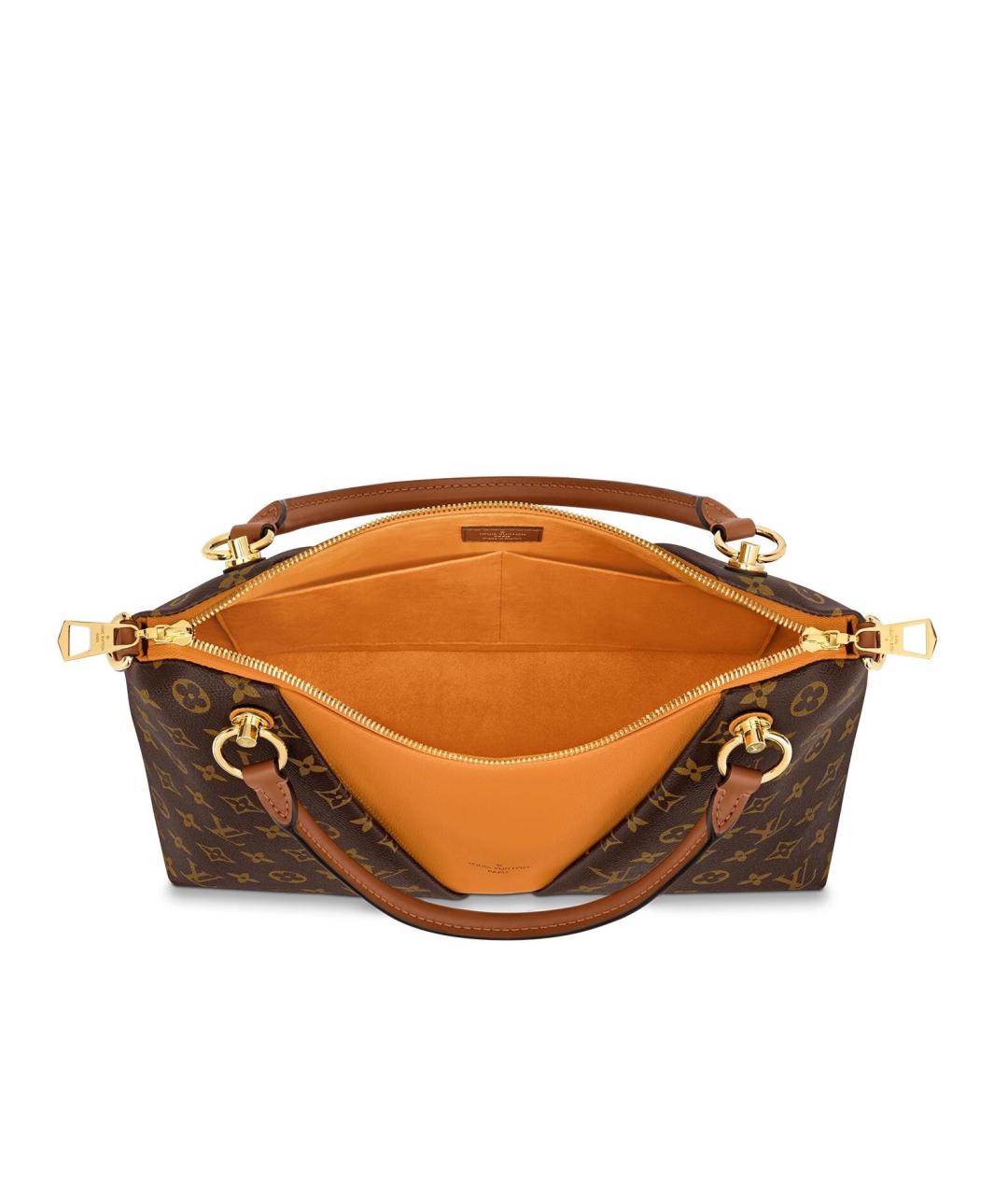 LOUIS VUITTON Коричневая сумка с короткими ручками, фото 5