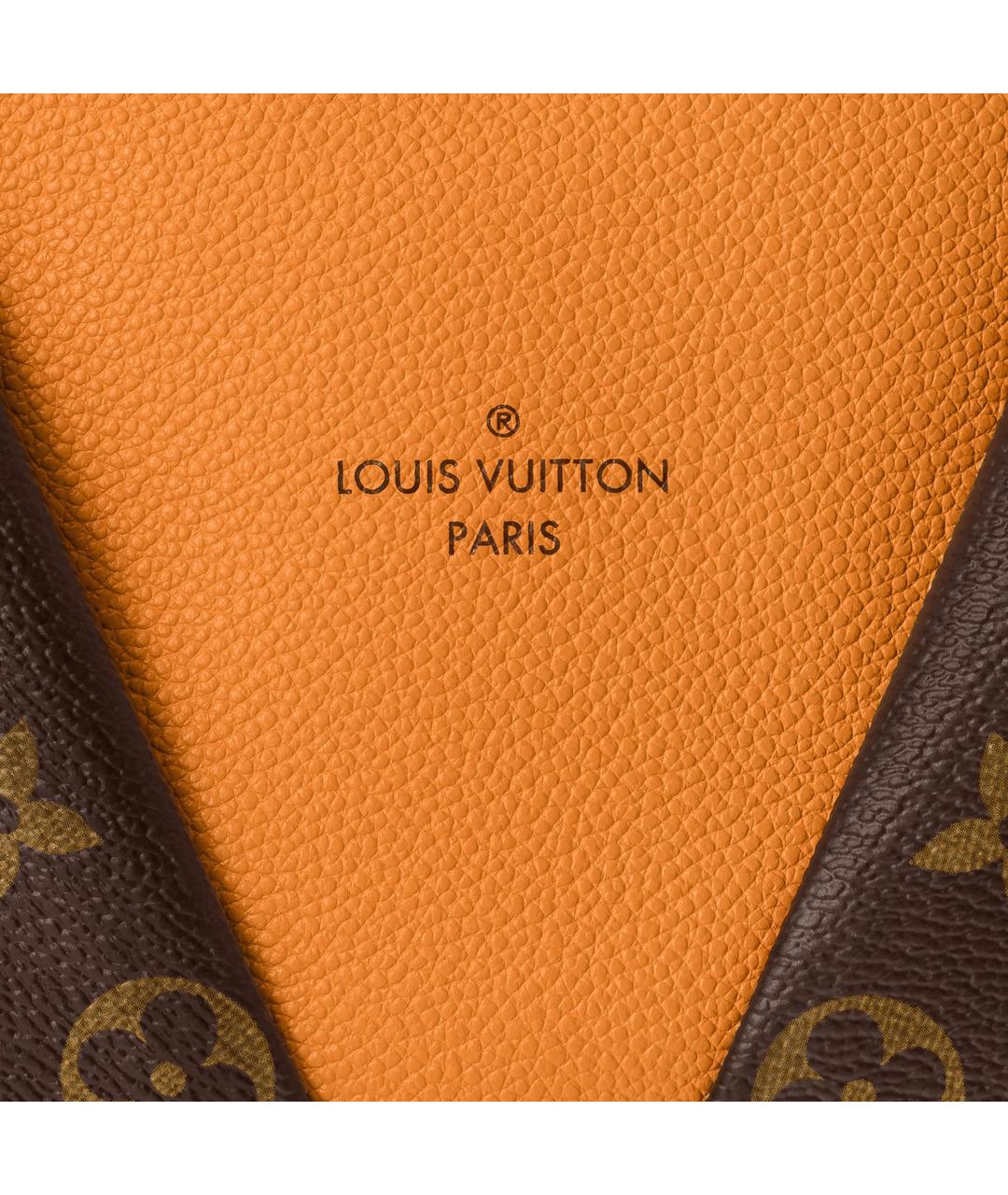 LOUIS VUITTON Коричневая сумка с короткими ручками, фото 4