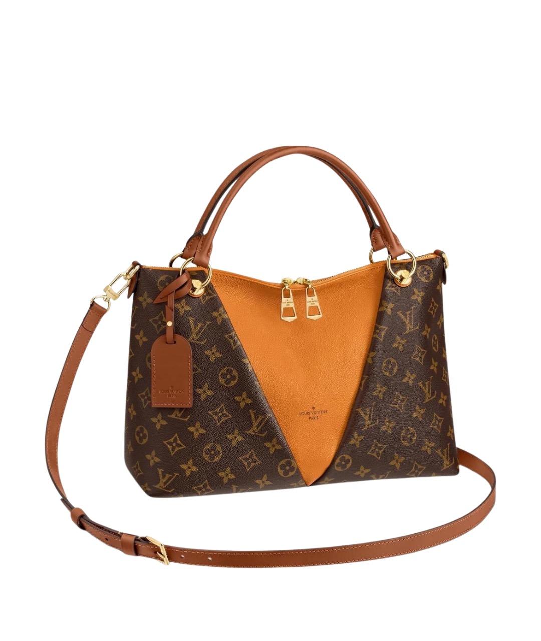 LOUIS VUITTON Коричневая сумка с короткими ручками, фото 1