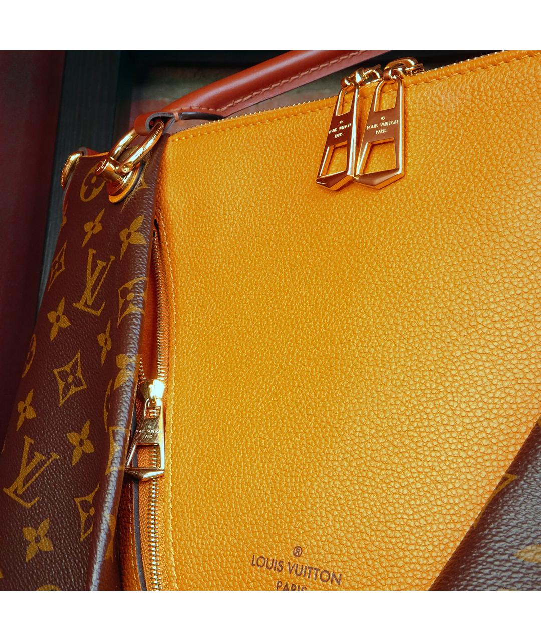 LOUIS VUITTON Коричневая сумка с короткими ручками, фото 8
