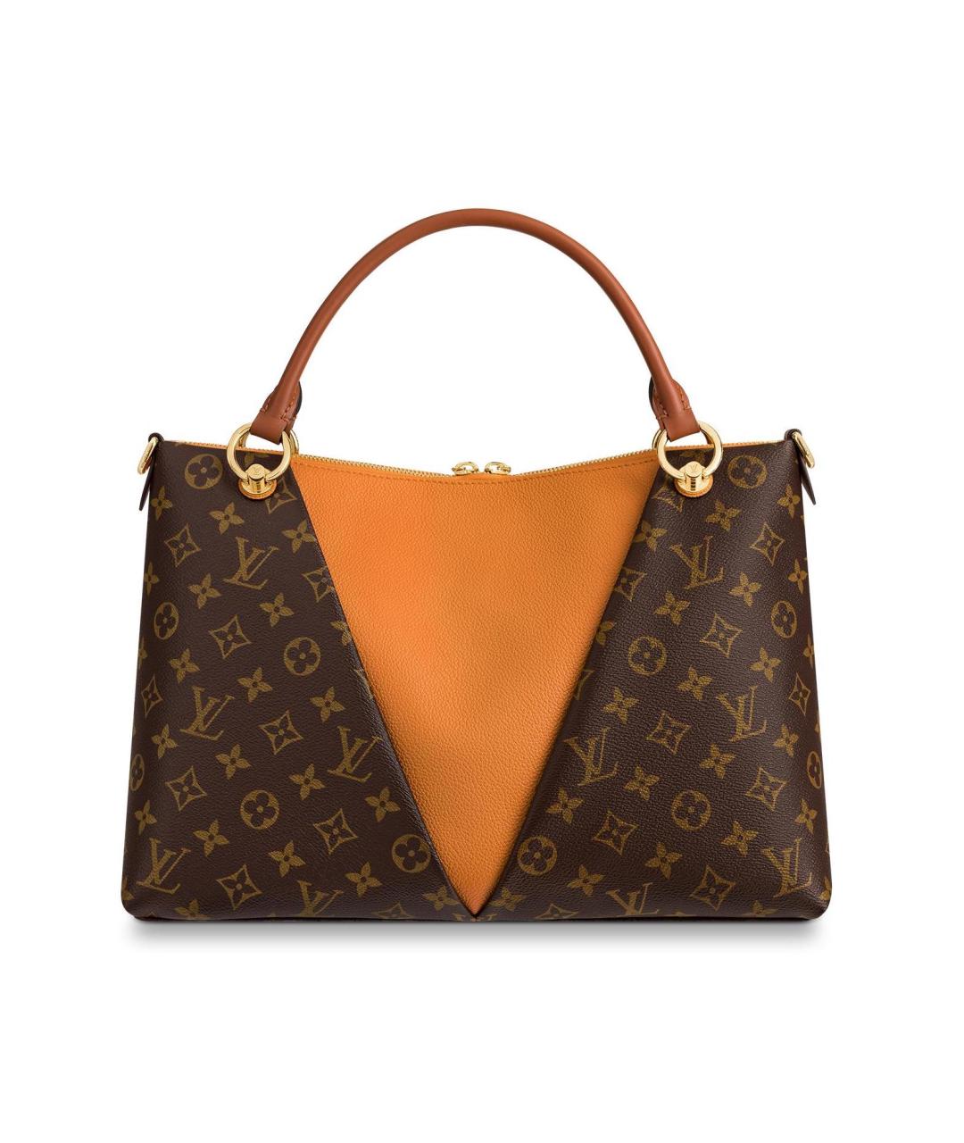 LOUIS VUITTON Коричневая сумка с короткими ручками, фото 3