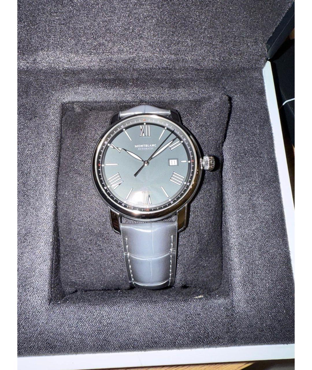 MONTBLANC Зеленые часы, фото 3