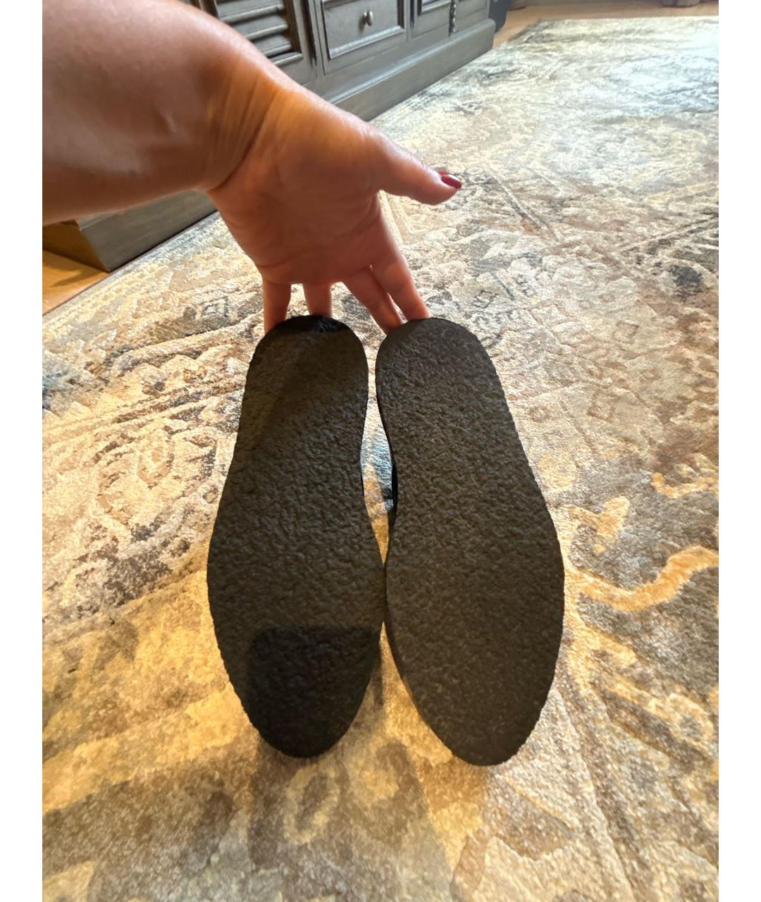 SAINT LAURENT Черные лоферы из лакированной кожи, фото 7