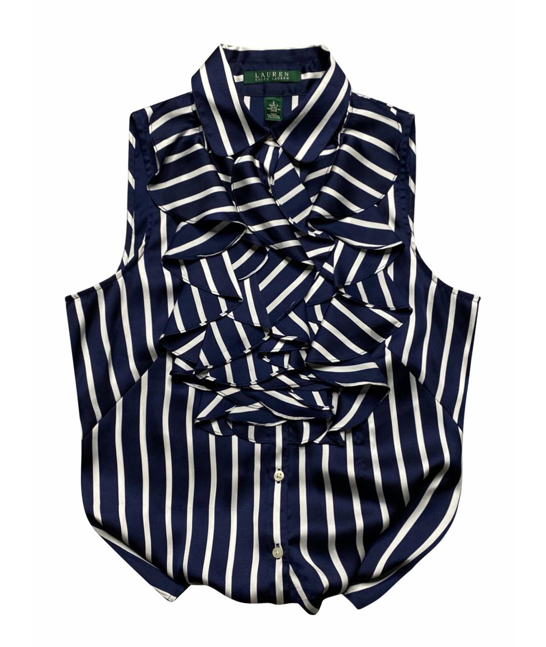 RALPH LAUREN Синяя полиэстеровая блузы, фото 1