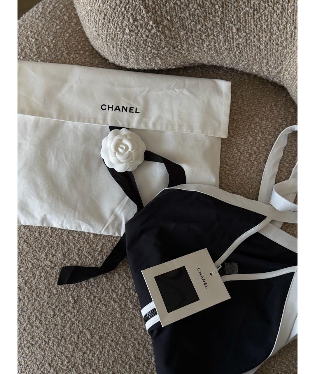 CHANEL Черный полиамидовый купальник, фото 3