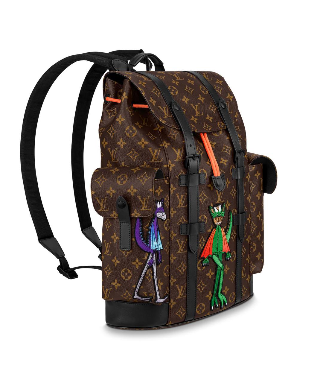 LOUIS VUITTON Коричневый рюкзак, фото 2