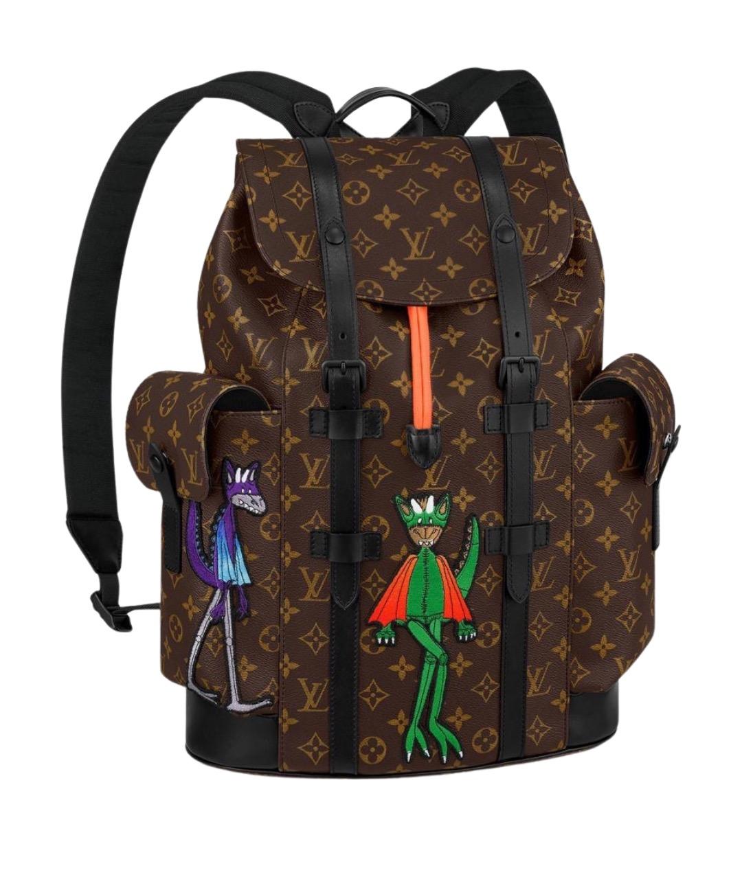 LOUIS VUITTON Коричневый рюкзак, фото 1