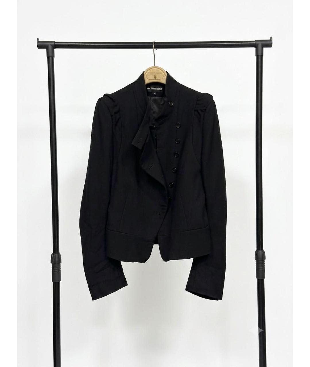 ANN DEMEULEMEESTER Черная шерстяная куртка, фото 3