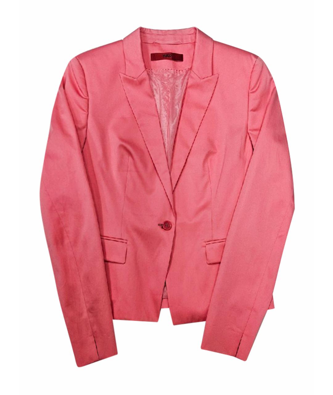 HUGO BOSS Коралловый хлопковый костюм с брюками, фото 1