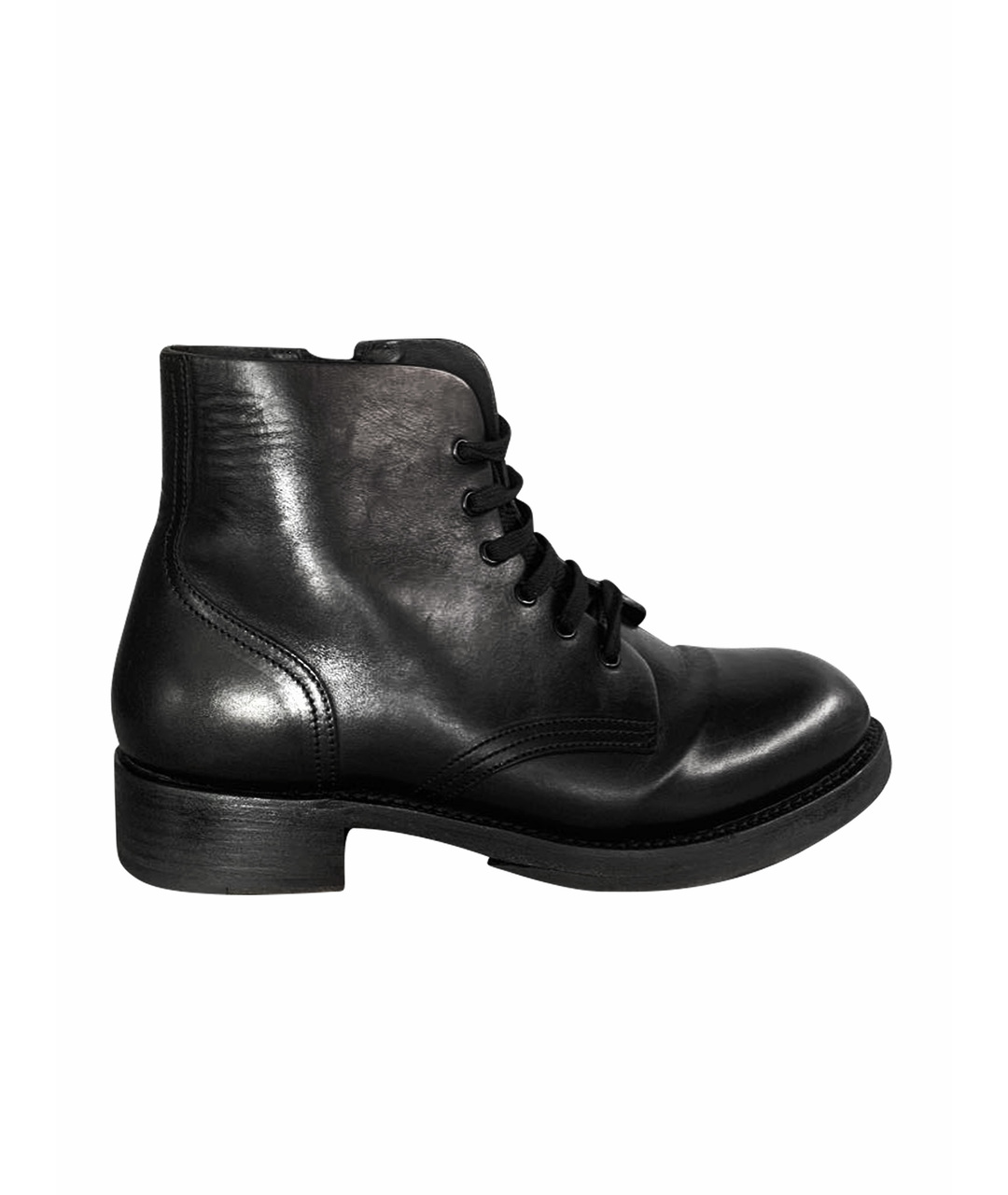 DSQUARED2 Черные кожаные высокие ботинки, фото 1
