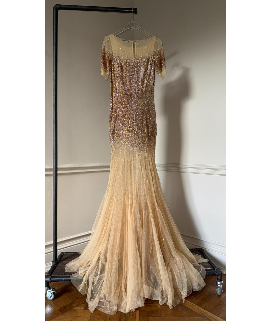 BLUMARINE Золотое вечернее платье, фото 2