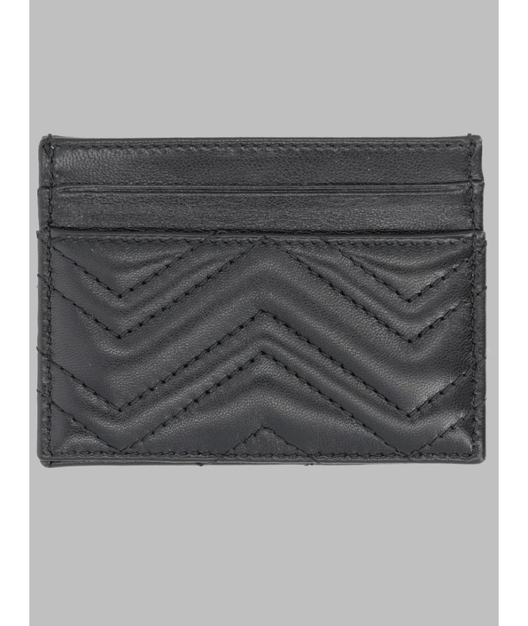GUCCI Черный кожаный кардхолдер, фото 2